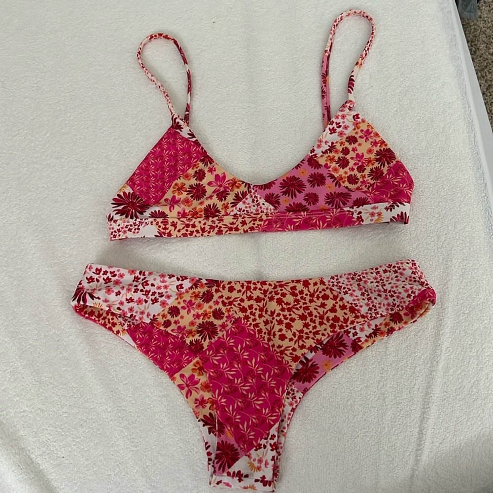 Kulani Kinis Patchwork Floral Bikini